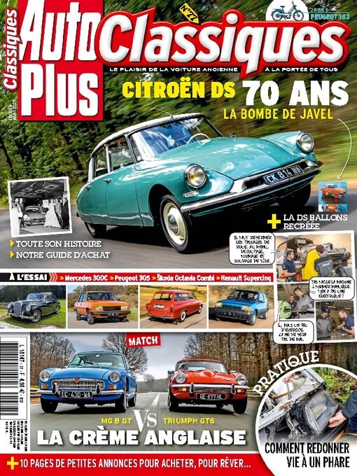 Title details for Auto Plus Classique by Editions Mondadori Axel Springer (EMAS) - Available